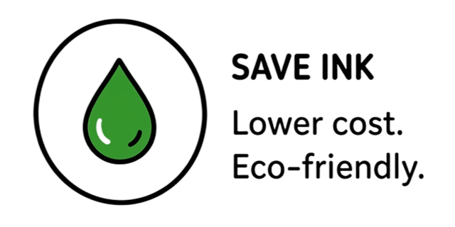 Save ink with compact PDF pages per sheet printing