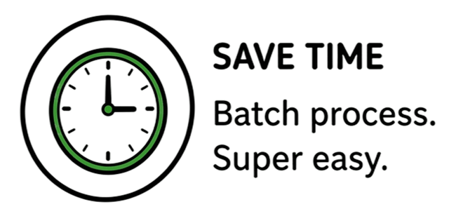Save time by previewing and downloading a compact PDF layout